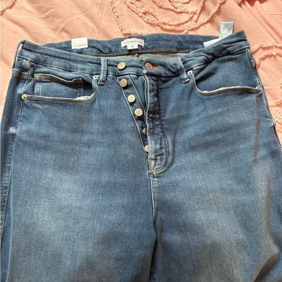 Good American curve straight super compression Jeans - Picture 2 of 4